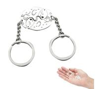 Plorede Romantic Interlocking Sea Otter Keychains for Couples, Cute Matching Keyrings, Perfect Valentine's Day, Birthday, Friendship Romantic Gift for Her/Him