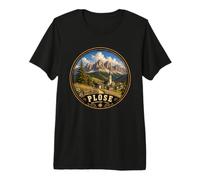 Plose Dolomites Italy Mountain Vacation Design Premium T-Shirt