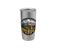 Plose Dolomites Italy Mountain Vacation Design Stainless Steel Insulated Tumbler