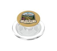 Plose Italy Dolomites Vintage Mountain Travel Design PopSockets PopGrip for MagSafe