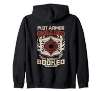 PLOT ARMOR ENGAGED I'M CURRENTLY BOOKED ELSEWHERE Zip Hoodie
