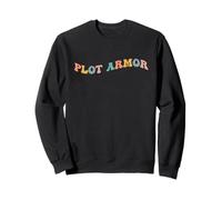 Plot Armor Main Character Protaganist Story Plot Gen Z Tween Sweatshirt
