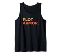 Plot Armor Main Character Protagonist Story Tween Gen Z Meme Tank Top
