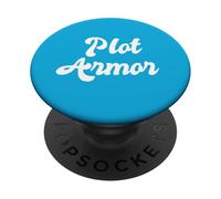 Plot Armor Meme Author Main Character Story Gen Z Tween Teen PopSockets Adhesive PopGrip