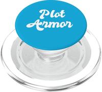 Plot Armor Meme Author Main Character Story Gen Z Tween Teen PopSockets PopGrip for MagSafe