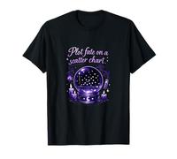 Plot Fate on a Scatter Chart Data Science Crystal Ball T-Shirt