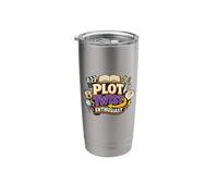 Plot Twist Enthusiast Funny Book and Story Lover Stainless Steel Insulated Tumbler