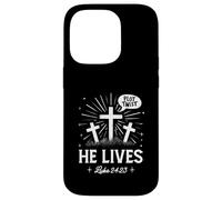 Plot Twist He Lives Luke 24 23 Cross Christian Easter Day Case for iPhone 14 Pro