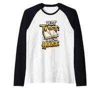 Plot Twist I Left My House Funny Book Reading Lover Raglan Baseball Tee