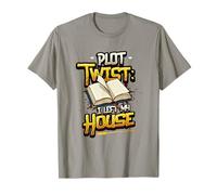 Plot Twist I Left My House Funny Book Reading Lover T-Shirt