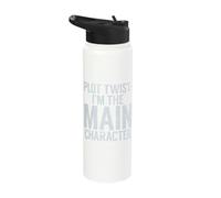 Plot Twist I’m the Main Character Teenager Stainless Steel Insulated Water Bottle