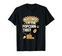 Plot Twist I’m the Popcorn Thief Funny Movie novelty T-Shirt