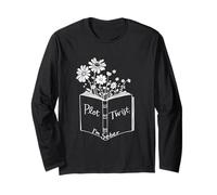 Plot Twist. I'm Sober Whimsical Book Long Sleeve T-Shirt