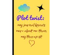 "Plot twist: my journal knows more about me than my therapist":: A guided space for raw thoughts, real feelings, and quiet breakthroughs.