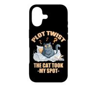 Plot twist the cat took my spot Case for iPhone 17