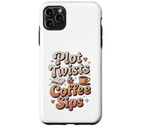Plot Twists & Coffee Sips - Cozy Bookish Coffee Case for iPhone 11 Pro Max