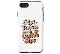 Plot Twists & Coffee Sips - Cozy Bookish Coffee Case for iPhone SE (2020) / 7/8