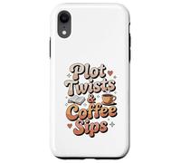 Plot Twists & Coffee Sips - Cozy Bookish Coffee Case for iPhone XR