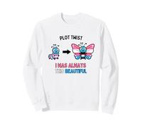 Plot with Twist Was Always This Beautiful Trans Pride Sweatshirt