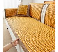 PLOTSAGE Summer Cool Sofa Seat Cover Cushion, Cooling Sectional Sofa Slipcovers Breathable Furniture Protector Cover, Air Conditioning Mat for Couch Sofa Office Chair,03,60 * 120cm