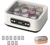 PLOTSAGE Yogurt Maker with Temperature Control & 48 Hour Timer, Intelligent Digital Yogurt Maker Machine, for Probiotic Homemade Yogurt, Greek Yogurt, Natto And Rice Wine,With cup,1600ML