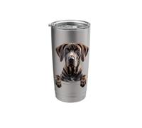 Plott Hound Cute Peeking Tracking Dog Lover Stainless Steel Insulated Tumbler