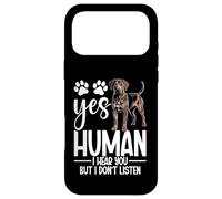 Plott Hound Owner Dog Enthusiast Puppy Yes Human Plott Hound Case for iPhone 17 Pro Max