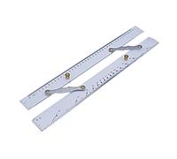 Plotter Parallel Ruler Tied-Up Sea Chart Measuring Divider Marine Navigation 45cm Marine Plotter for-Boat Transparent