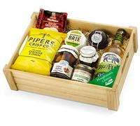 Ploughman's Choice Cheese Hamper - Premium Cheese Gift Basket with Cider, Mature Cheddar, Organic Brie, Pork Pate & Chutney - Gourmet Gifts for Foodies, from Regency Hampers