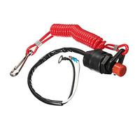 Plouluyt Boat Motor Emergency Kill Stop Switch for/Outboard Stop Kill Switch Cut Off Switches with Lanyard