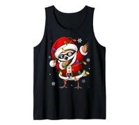 Plover Bird Christmas Lights Fun Dab Dance Santa Xmas Tank Top