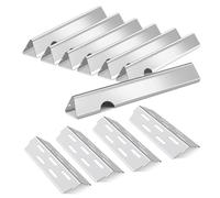 Plowo Grill Replacement Parts for Weber - Genesis II E-410, LX E-440, 17 1/8" Flavorizer Bar, 12 1/2" Heat Deflector, Stainless Steel