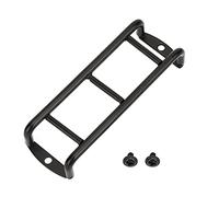 plplaaoo 1:10 Mini RC Stainless Steel Stairs Ladder for Bronco TRX4 90046 90047 KM2 RC Car Accessory Black 31g