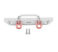 plplaaoo 1/24 RC Aluminum Alloy Metal Front Bumper Heavy Duty Durable Crawler Car Replacement Part for Axial SCX24 90081 Simulation Model Car Accessories 58mm Size 1PC (Silver)