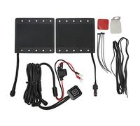 plplaaoo 1 Pair Motorcycle Electric Heating Handle Sleeve SAE 5 Levels Heated Grip Cover 12V