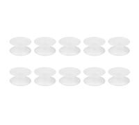 plplaaoo 10pcs Double Sided Suction Cups, Aquarium Suction Cups Fish Tank Suction Cups for Air Tubing Suction Cups for Aquarium Double Sided Silicone Suction Cups for Glass Fish Aquarium