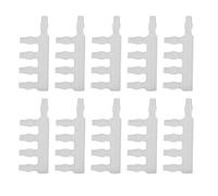 plplaaoo 10PCS Plastic Transparent Aquarium Air Pump Five Way Hose Connector Fish Tanks Accessory, High Strength, Multi Purpose, Five Way Connector, Excellent Connectivity, for Aquarium