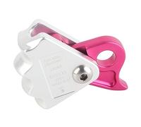 plplaaoo 15KN Self Braking Stop Descender for 9 to 12mm Rope Rescue Descender Rappel Ring Climbing Gear High Strength Aluminum Heavy Duty Fire Rescue Work Aloft