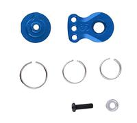 plplaaoo 23T Buffer Metal Steel Ring Gear Arm RC Car Accessories High Performance CNC Precision Machined Durable Aluminum Alloy Upgrade Part for 1/10 1/8 Scale RC Vehicles Red Blue (Blue (N10226NB))