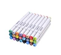 plplaaoo 24 Colors Double Sided Markers Sketch Marker Pen Set Artist Sketching Drawing Painting for Professionals Students Artists Crafters DIY 24 36 60 72 Colors
