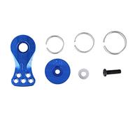 plplaaoo 25T Buffer Metal Steel Ring Gear Arm High Precision Durable CNC Machined RC Car Accessories for 1/10 1/8 Scale Vehicles Red Blue Titanium Color Optional (Blue (N10222NB))