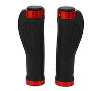 plplaaoo 2Pcs Electric Scooter Handle Sleeve Silicone Prevent Slip Replacement Scooter Handle Bar Grip Cover (Red)