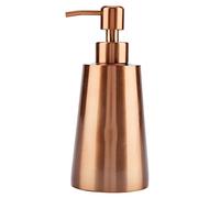 Plplaaoo 350ml Rose Gold Soap Dispenser - 304 Stainless Steel Refillable Press Pump for Shampoo, Lotion & Hand Wash - Leak-Proof Bathroom & Kitchen Countertop Dispenser for Home, Hotel & Restaurant