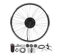 plplaaoo 36V 500W Electric Bicycle Conversion Kit Rear Wheel Hub Motor Kit with 11A Controller LCD7U Panel for DIY Electric Bicycles Scooters Folding Bicycles Aluminum Alloy ABS Plastic (24inch)