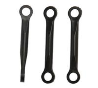 plplaaoo 3Pcs Helicopter Parts Servo Linkage Rod Set Replacement for FlyWing FW450 V3 RC Helicopters Accessories Spare Part Plastic Lightweight Durable