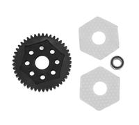 plplaaoo 45T RC Reduction Gear Steel Noise Vibration Reduction Lightweight RC Gear Gear for Absima Sherpa Yikong YK4082 YK4102 YK4103