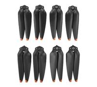 plplaaoo 8pcs Propellers Orange Border PC Quick Release Low Power Consumption High Pneumatic Efficiency Drone Propellers Blades for Air 3 Accessories