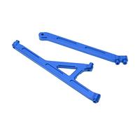 plplaaoo Alloy Chassis Support Linkage Brace Set High Performance Upgrade Parts for LOSI Lasernut U4 Tenacity 1/10 RC Off Road Car Aluminum Alloy Durable 123mm 107mm 29g (Blue)