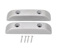 plplaaoo Bass Thumb Rest Guitar Finger Rest Premium Metal Fatigue Relieving Thumb Support for Guitarists Bands Performers 2Pcs Black (Silver)