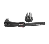 plplaaoo Bicycle Torque Wrench Chrome Vanadium Steel Bike Repair Torque Wrench Nylon Wrapped Handle with 6 Hex Bits for Repairing